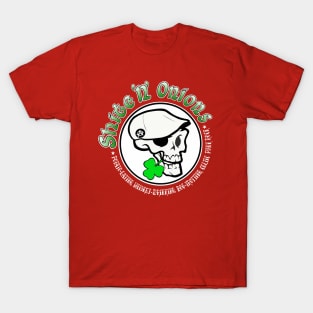 Shite 'n' Onions (White Print) T-Shirt